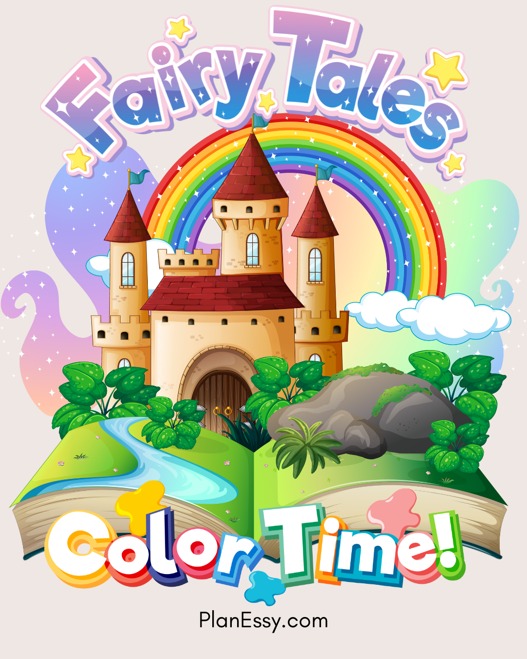 Fairy Tales Coloring eBook