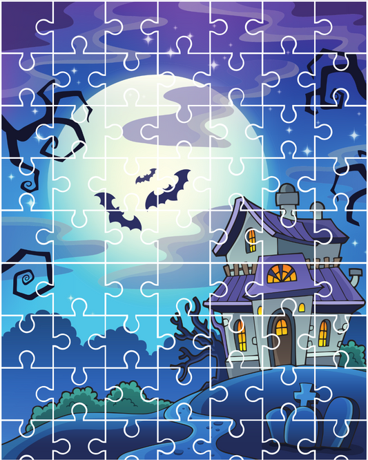 Haunted House Jigsaw puzzle - 120 pieces