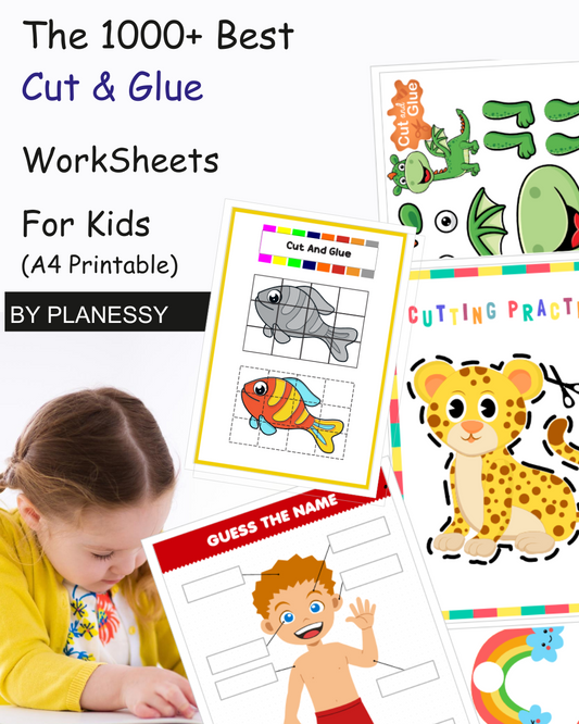1000+ Cut and Glue activities for kids